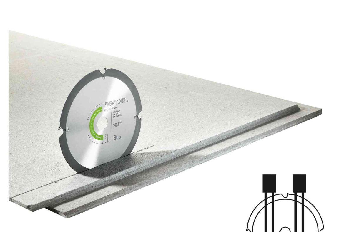 Festool Akcesoria 205769 Diamentowa tarcza pilarska ABRASIVE MATERIALS DIA 168x1,8x20 F4 do TS 60 K