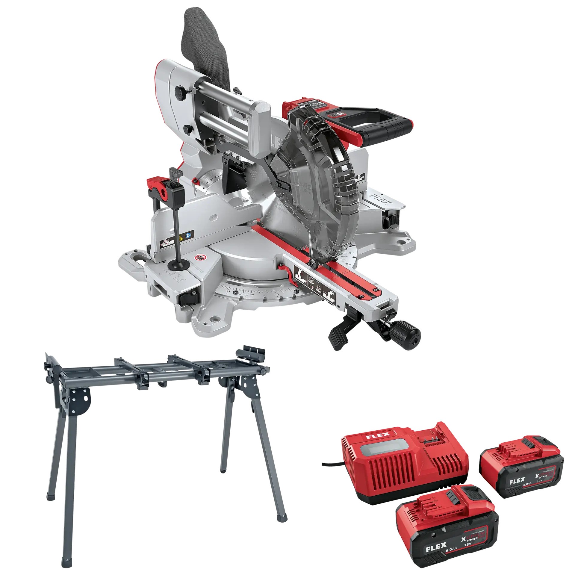 Flex-tools 535130 Przecinarka akumulatorowa SMS 305 18-EC 18 V 8,0 Ah Li-Ion + podwozie