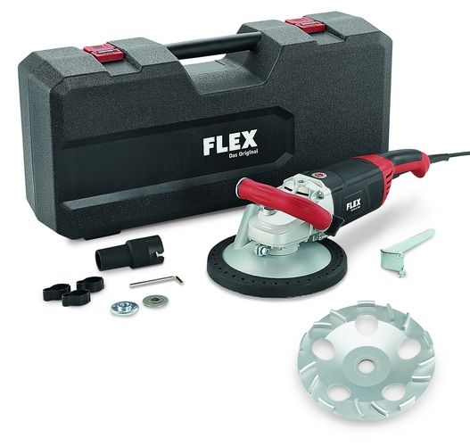 Flex-tools 418870 LD 24-6 180, Zestaw Thermo-Jet Szlifierka do betonu 180 mm