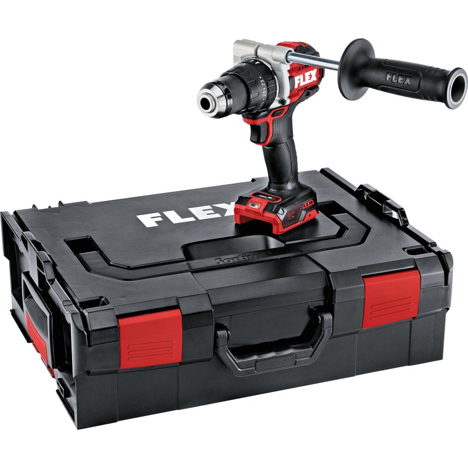 Flex-tools 515671 PD 2G 18.0-EC HD akumulatorowa wiertarko-wkrętarka udarowa 18 V bez akumulatora i ładowarki w walizce
