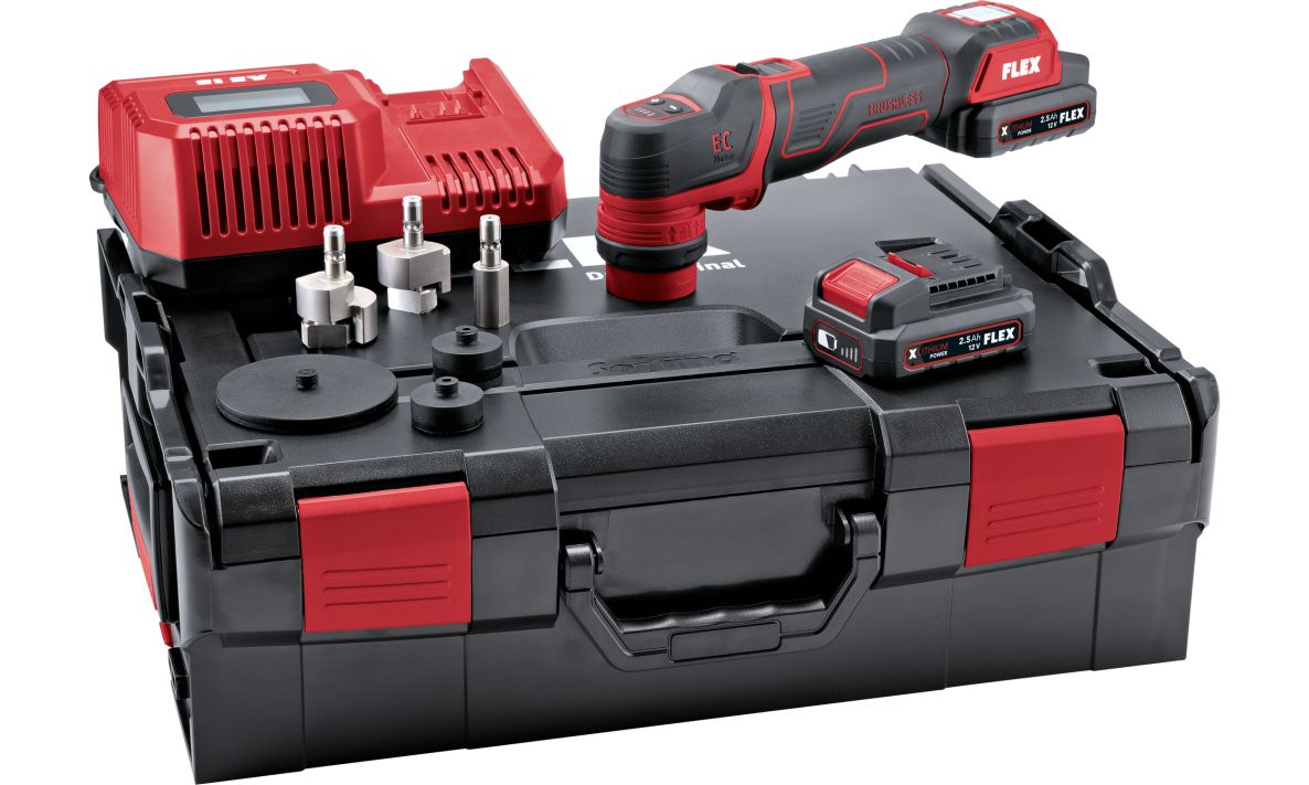 Flex-tools 532268 PXE 80 12-EC/2,5 SET Polerka Accu 12 V 2x2,5Ah w walizce