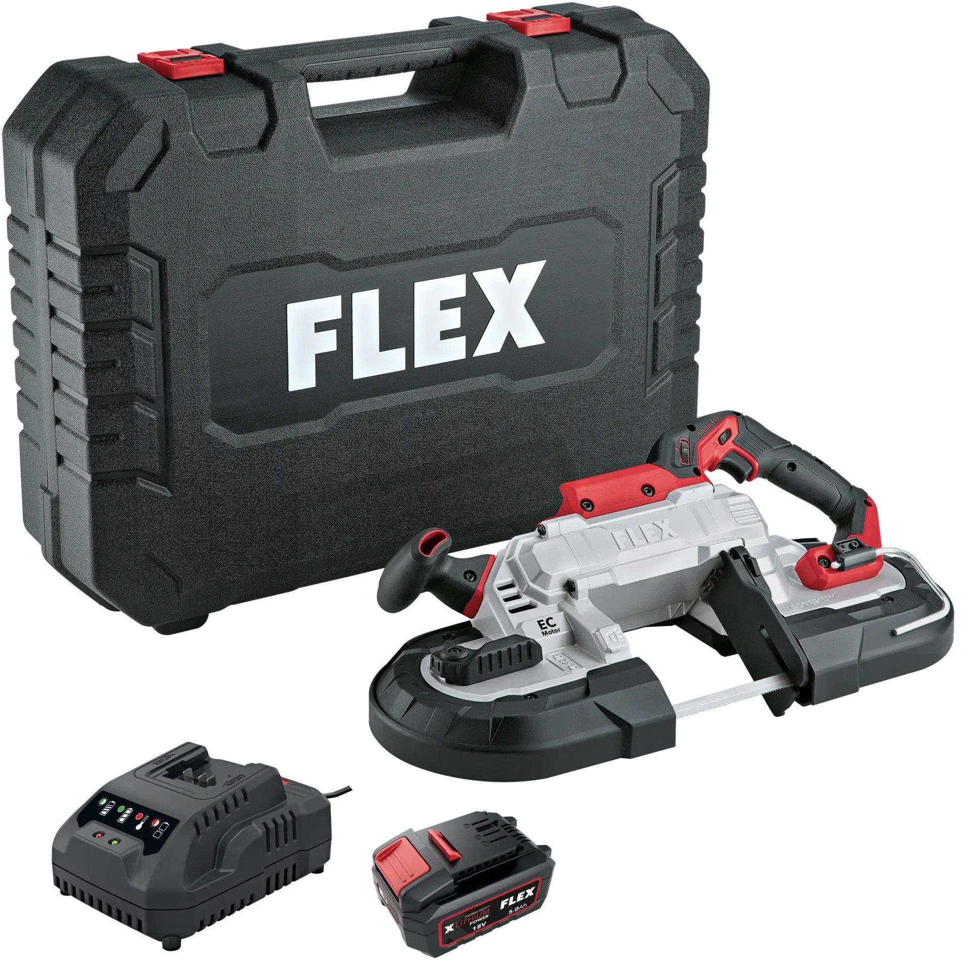 Flex-tools 534517 SBE 127 18-EC Accu Band Saw 18V 1 x akumulator 18V 2.5Ah + ładowarka
