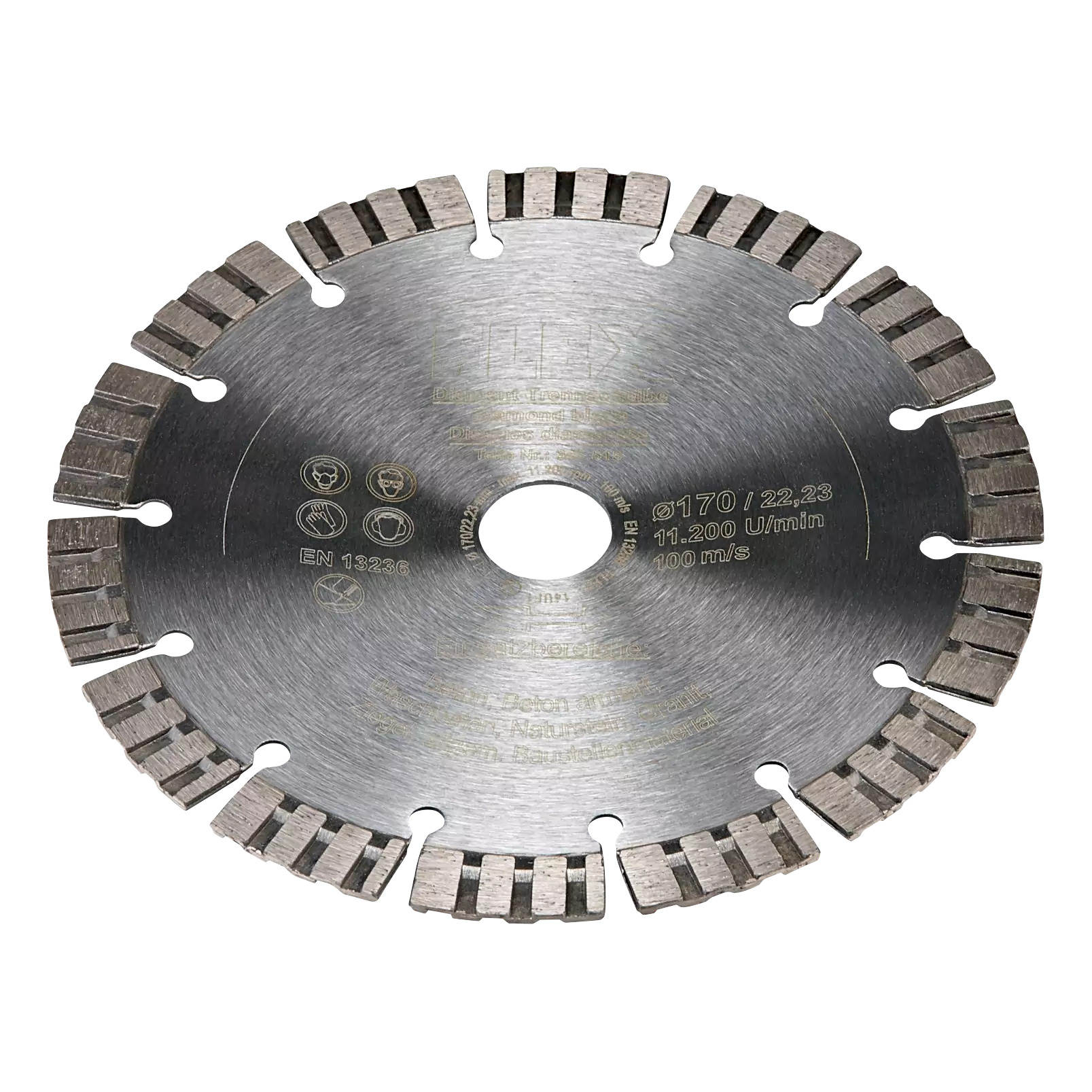Flex-tools Akcesoria 535666 D-TCS S 170x22,2 Diamentowa tarcza tnąca