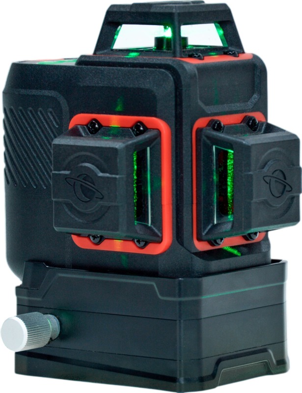 Futech 026.3DG-S Laser krzyżowy 3D Brave Green z akumulatorem i ładowarką w walizce + statyw