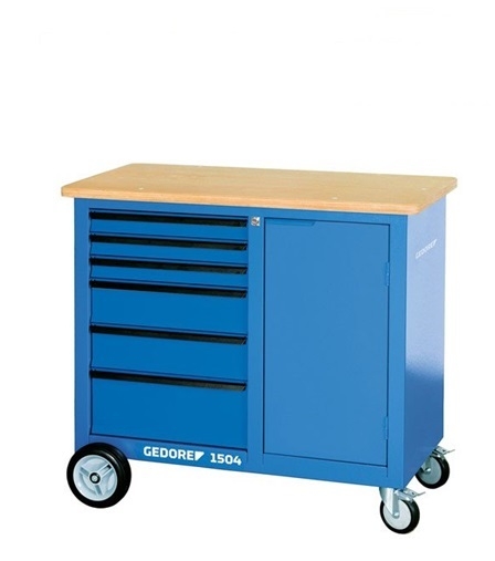 Gedore 1814923 1504 0810 Mobilny stół warsztatowy z 9 szufladami