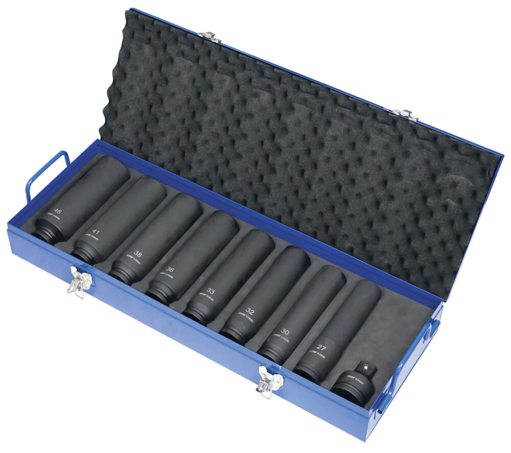 Gedore 3518450 Zestaw kluczy udarowych 3/4" SW 27-46 mm 200 mm 9-częściowy