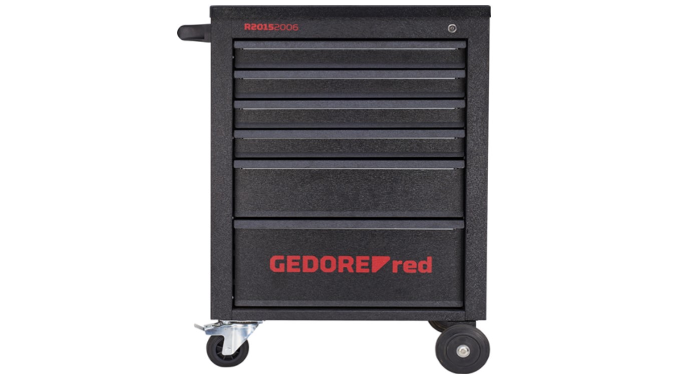 Gedore RED 3300012 R20152006 Wózek narzędziowy MECHANIC 6 szuflad Czarny