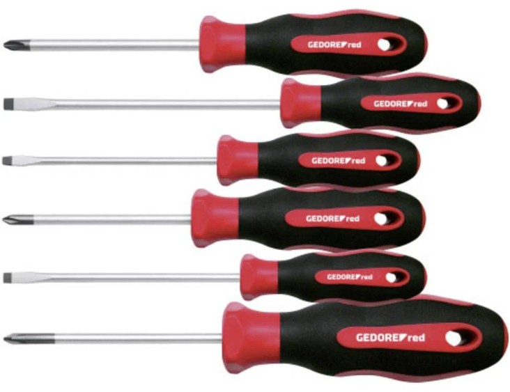 Gedore RED 3301270 R38002006 Zestaw wkrętaków 6-częściowy