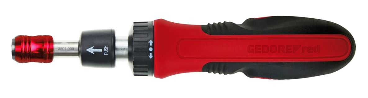 Gedore RED 3301341 R38910000 Wkrętak z grzechotką 1/4" z ostrzem teleskopowym Bit-Fix