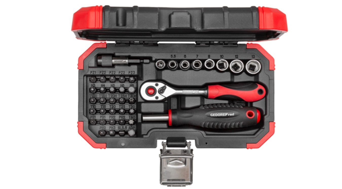 Gedore RED 3301349 R33003040 Zestaw bitów 1/4" 40 szt.