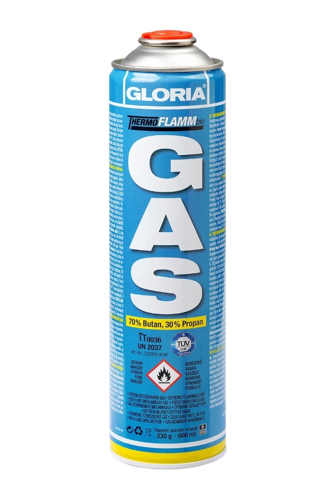 Gloria GLO021680 Wkład gazowy Thermoflamm 70% butan 30% propan 600ml/330gr
