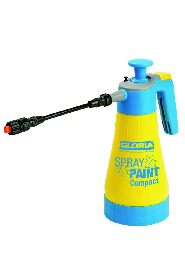 Gloria 000355.0000 Spray & Paint Kompaktowy opryskiwacz płaski 1,25 l Tworzywo Viton 65 stopni