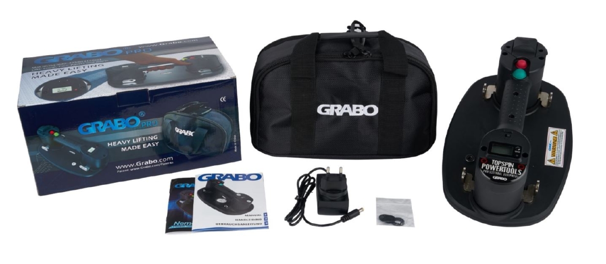 Grabo 11000 Podnośnik próżniowy Pro Accu z akumulatorem 14,8 V 2,6 Ah i ładowarką w torbie