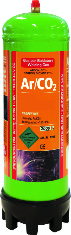 Gys 5193043664 Jednorazowa butla gazowa Argon/CO2 1,8 l
