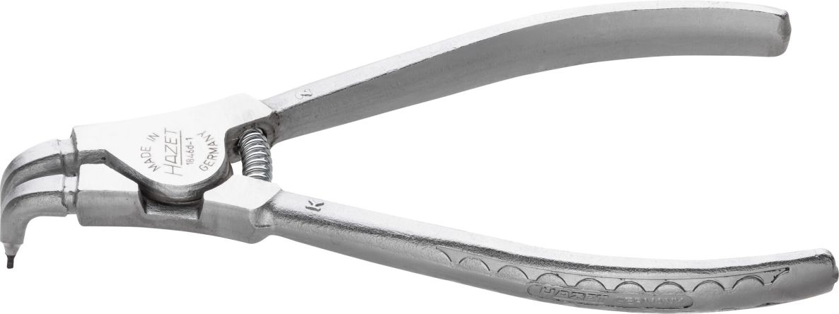 Hazet 1846D-1 Szczypce do pierścieni zabezpieczających, długość 140 mm, do pierścieni zewnętrznych 10&ndash;25 mm, wygięte