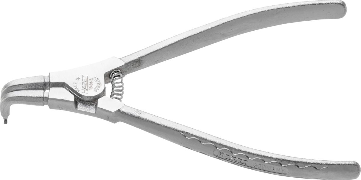 Hazet 1846D-2 Szczypce do pierścieni zabezpieczających, długość 180 mm, pierścienie zewnętrzne 19&ndash;60 mm, wygięte