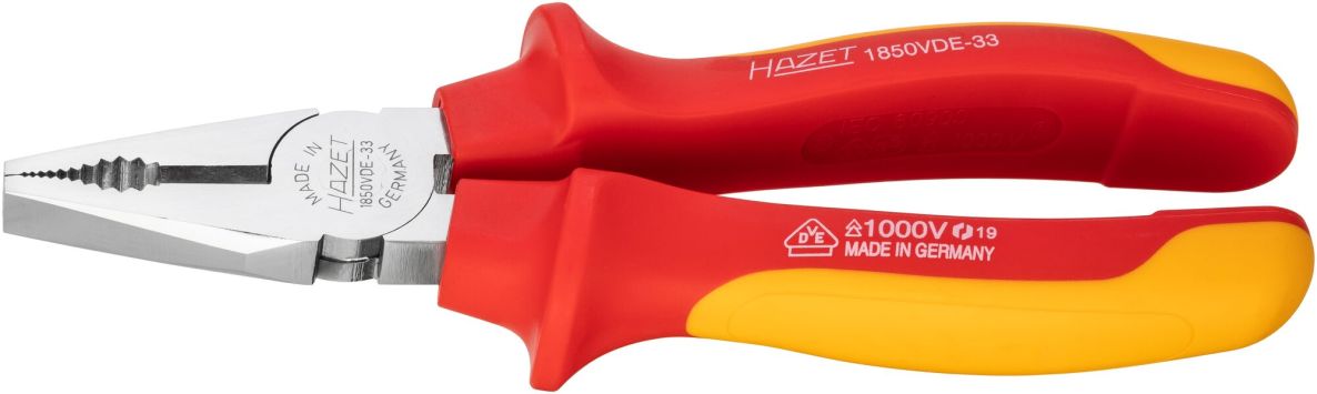 Hazet 1850VDE-33 Szczypce uniwersalne izolowane, długość 180 mm