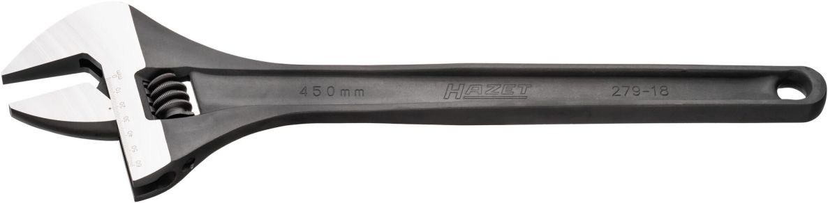 Hazet 279-18 Klucz płaski, regulowany, z zewnętrznym profilem sześciokątnym, zakres zaciskania 60 mm