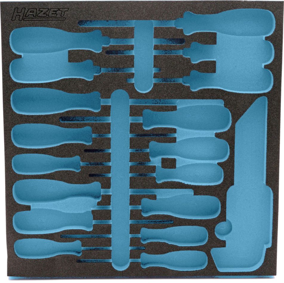 Hazet 163-297L Dwuskładnikowa wkładka z miękkiej pianki o wymiarach 344 mm x 342 mm