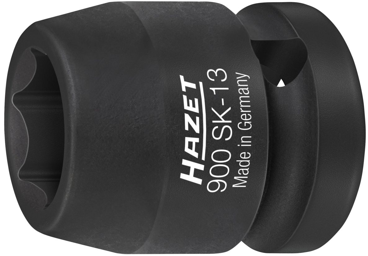 Hazet 900SK-13 Klucz nasadowy 1/2" z kwadratowym otworem, z zewnętrznym profilem antypoślizgowym, sześciokątny SW 13 mm