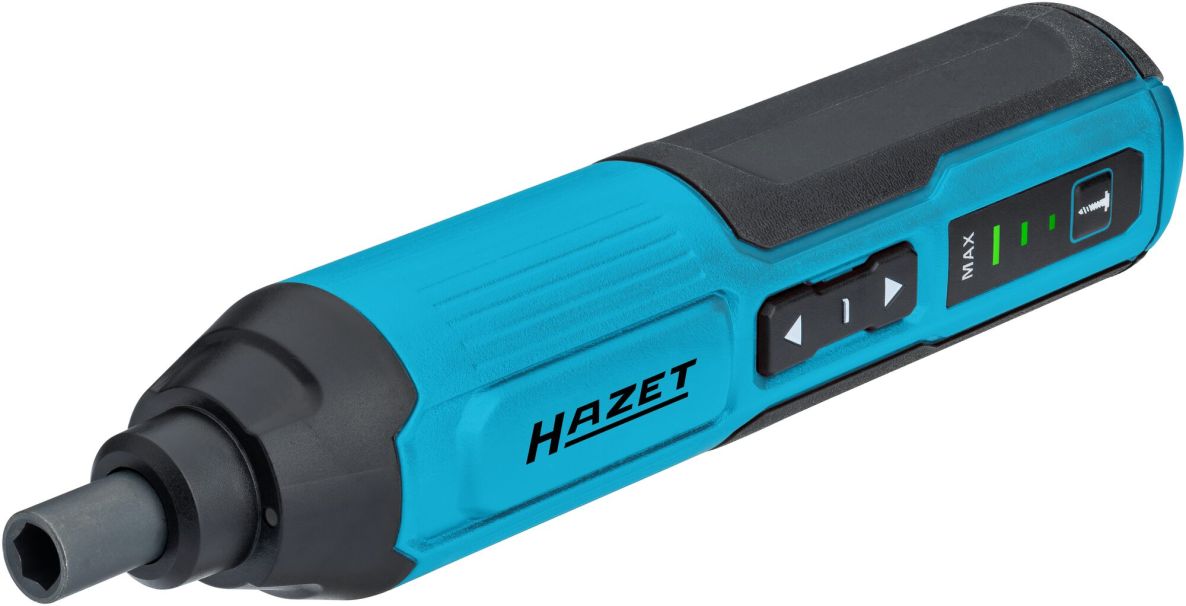 Hazet 9230B-2 Wkrętarka akumulatorowa z nasadką sześciokątną 1/4" (wklęsłą) 5 Nm, 1 akumulator wewnętrzny 4 V oraz ładowarka USB-C