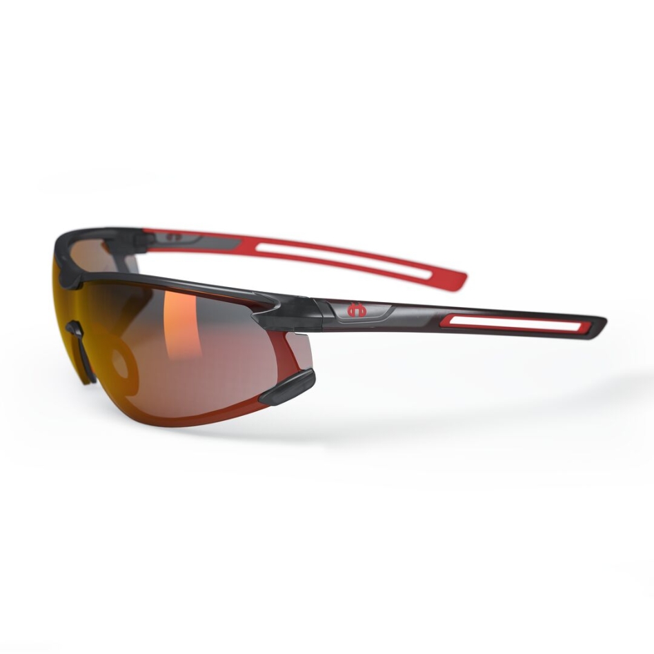 Hellberg 21333-001 Okulary ochronne Krypton AF+AS smoke red
