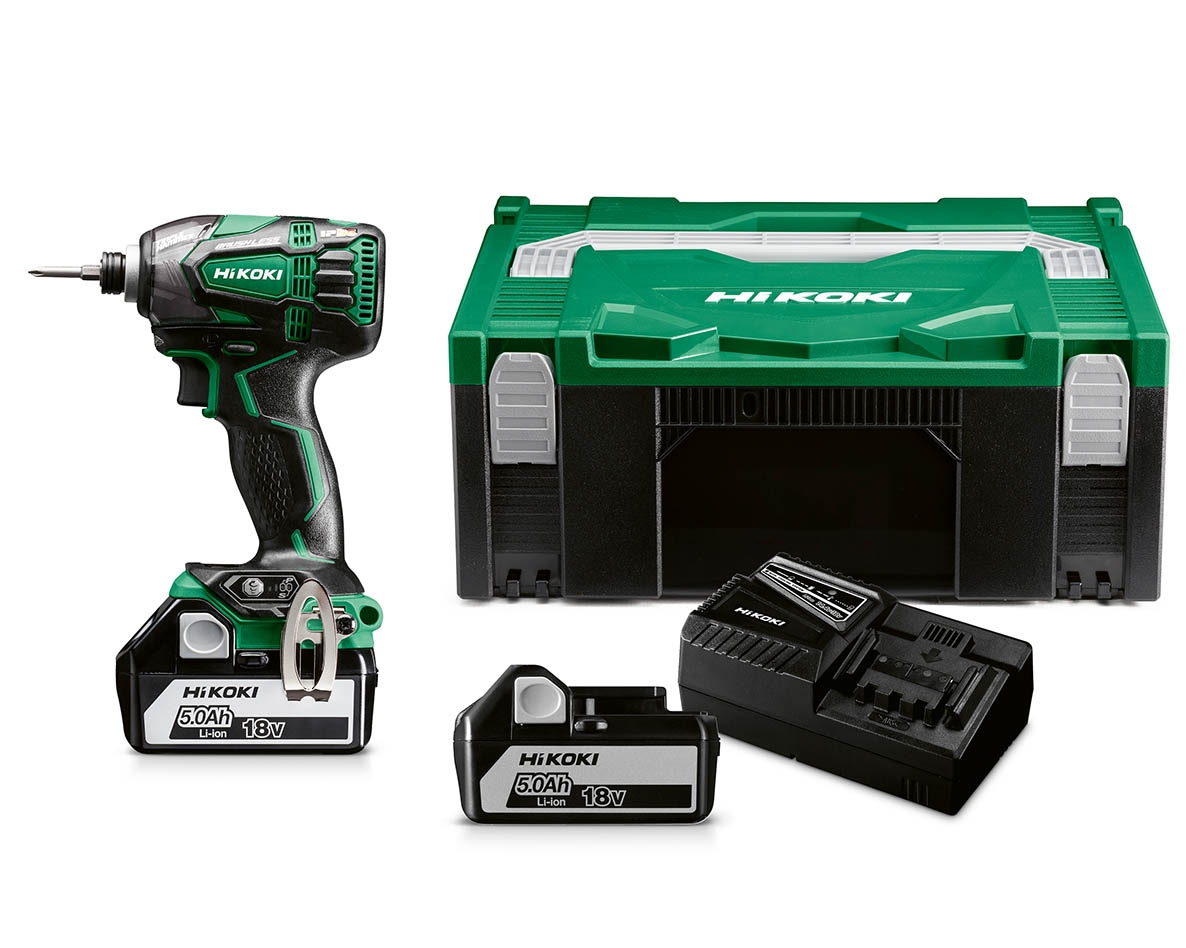HiKOKI WH18DBDL2WPZ Akumulatorowa wkrętarka udarowa 18V 5.0Ah Li-Ion