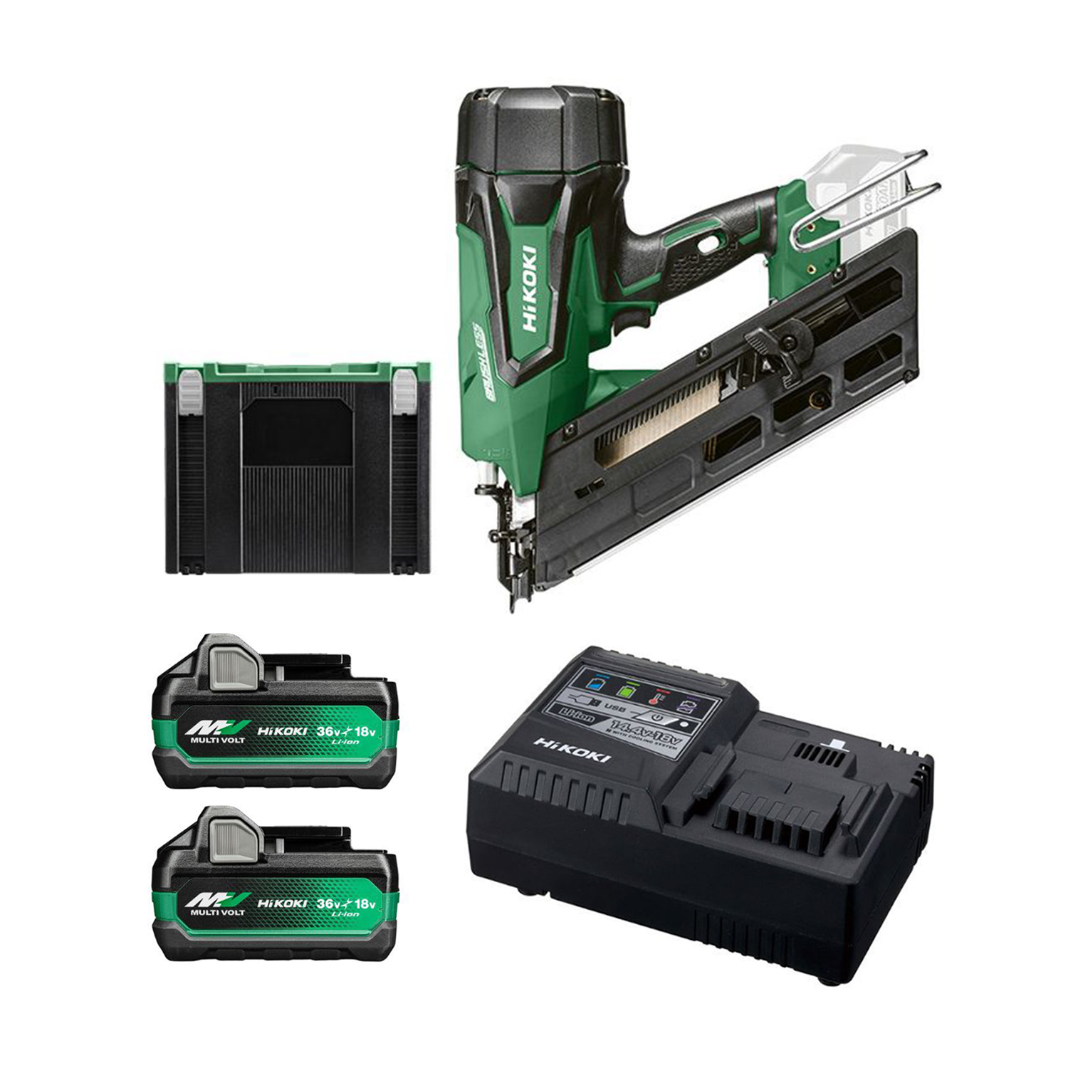 HiKOKI NR1890DCAW-set Accu Tacker 50-90mm 18 Volt 5.0Ah Li-Ion w walizce HSC IV