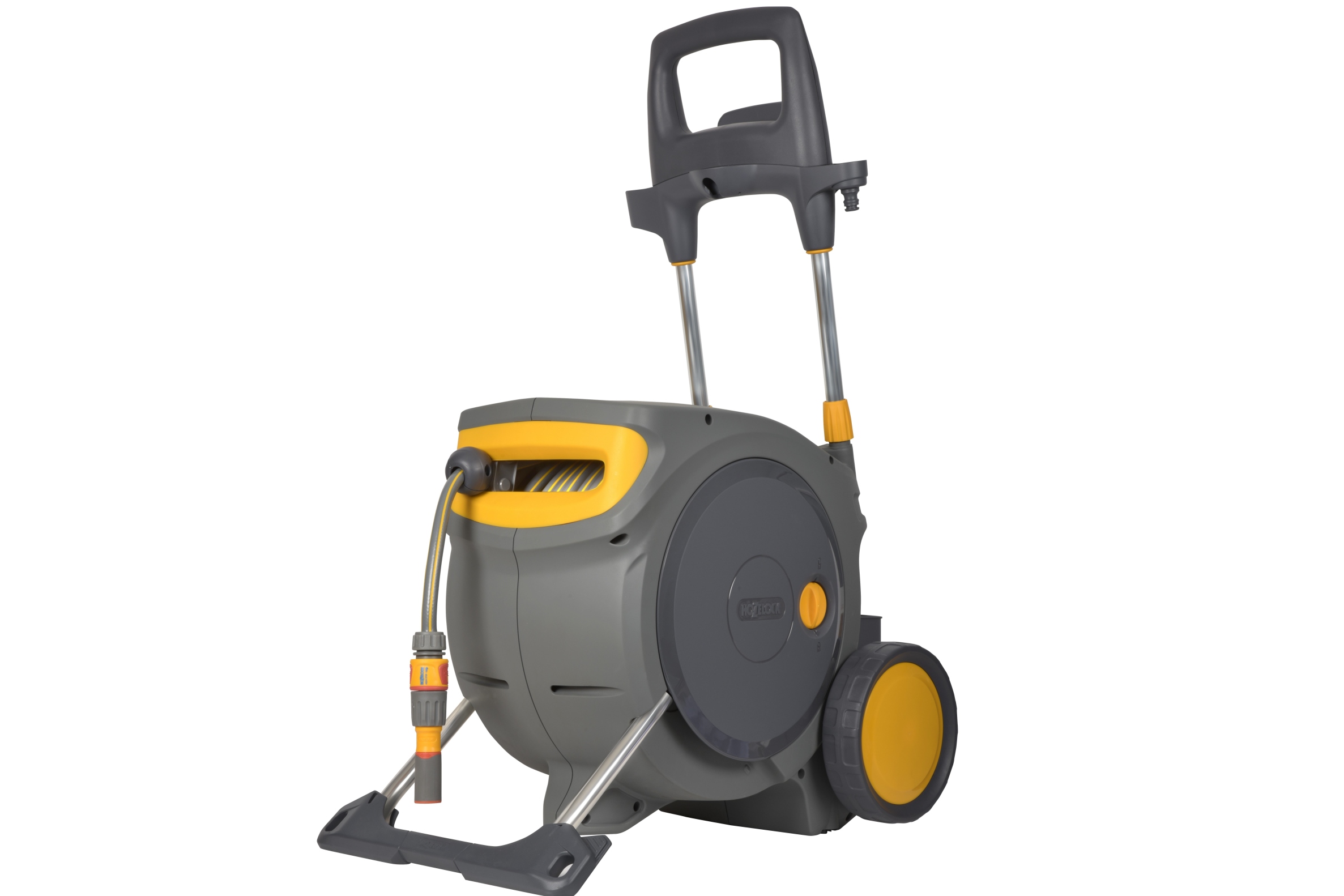 Hozelock 100-100-488 Auto Reel Mobilny wózek na wąż z wężem 35 m