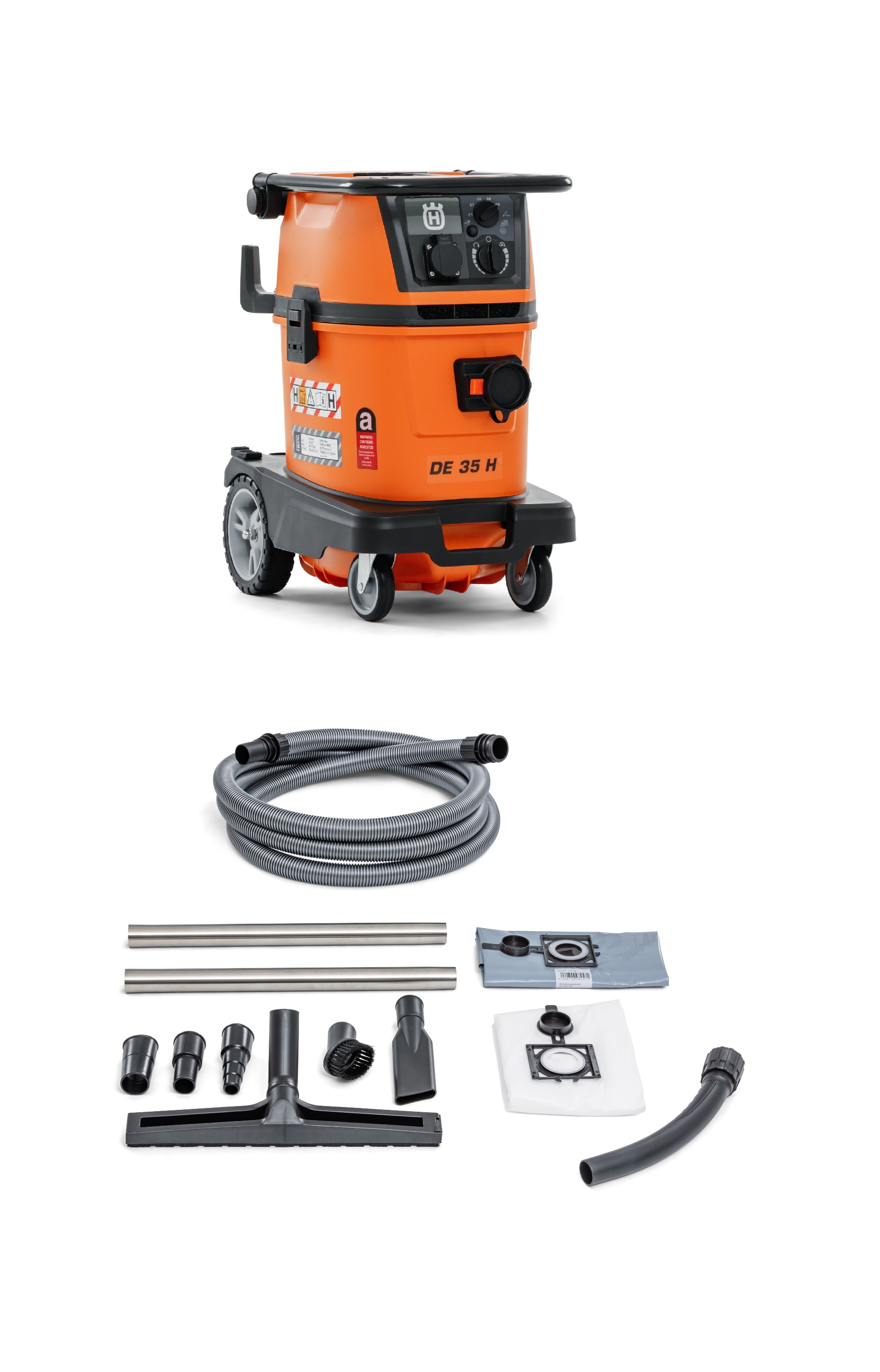 Husqvarna 970804601 Odkurzacz do pracy na mokro i sucho DE 35H 230V