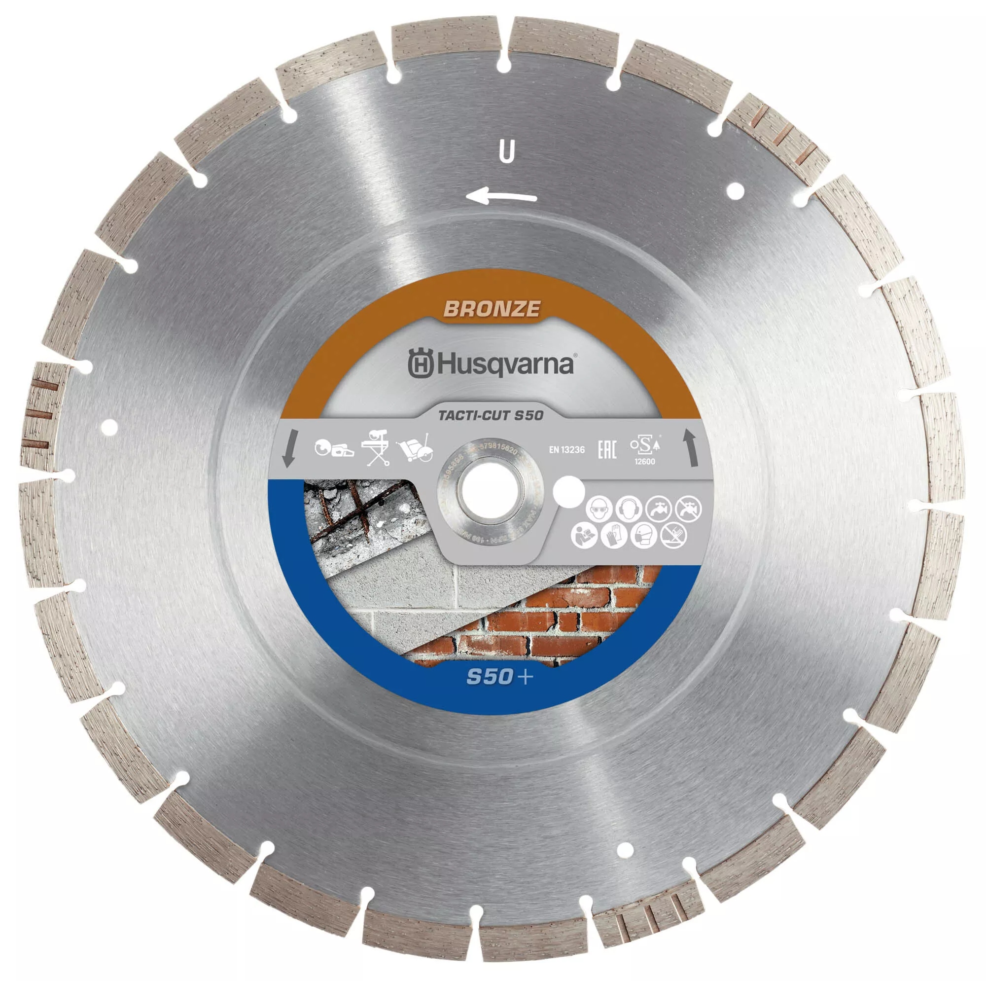 Husqvarna 579815620 Tarcza diamentowa do betonu Tacti-Cut S50 Plus 350 x 25,4/20 mm do pracy na mokro i sucho