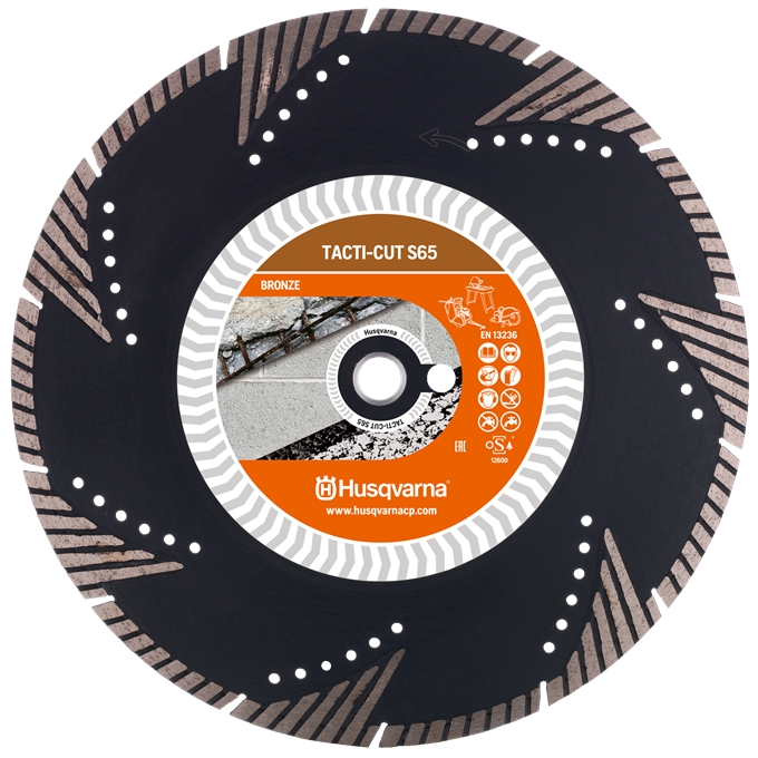 Husqvarna 579816510 Materiał ścierny Tacti-Cut S65 300 x 25,4 mm na mokro i sucho