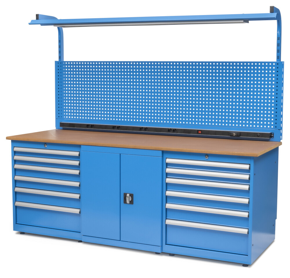 Huvema K3425 Stół warsztatowy z blatem z płyty MDF 25 mm