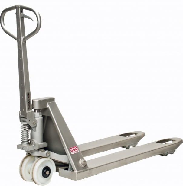 Rema 2804023 HPTR 449 TR/3 Ręczny wózek paletowy ze stali nierdzewnej 1130 x 520 mm 2500 kg