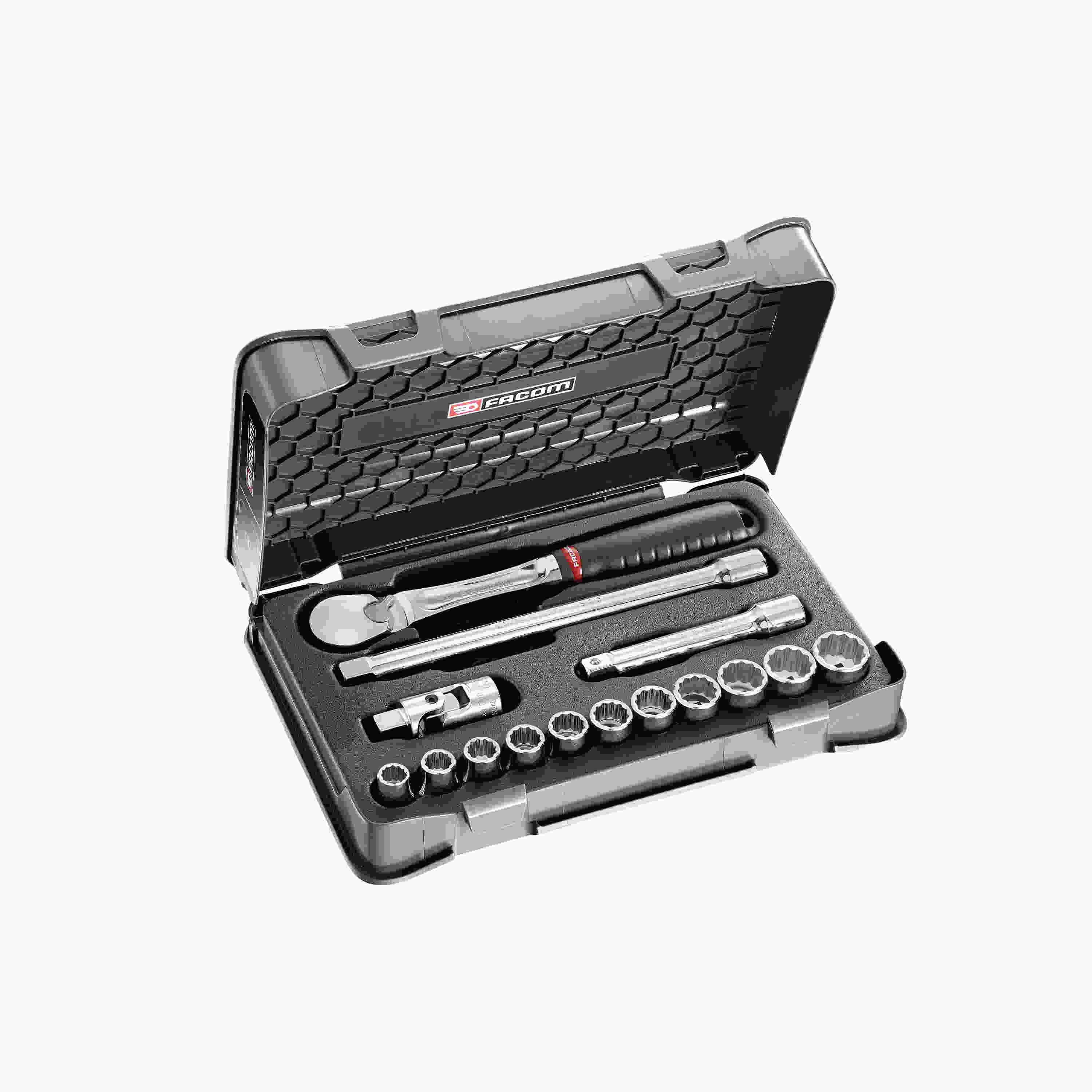 Facom SL.161-1P12U Zestaw kluczy nasadowych 1/2" 12-stronnych