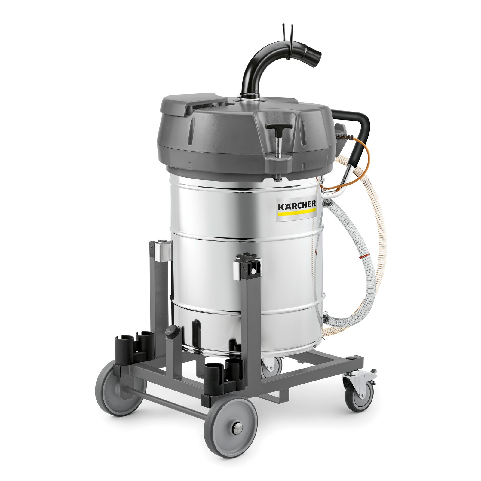 Kärcher Professional 9.987-886.0 IVR-L 100/24-2 Tc Me Odkurzacz przemysłowy stal nierdzewna 230V 100L 23kPa ciecze i pyły