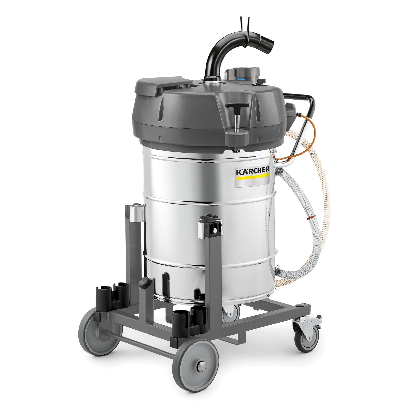 Kärcher Professional 9.987-887.0 IVR-L 100/24-2 Tc Me Dp Odkurzacz przemysłowy stal nierdzewna 230V 100L 23kPa przemysł metalowy