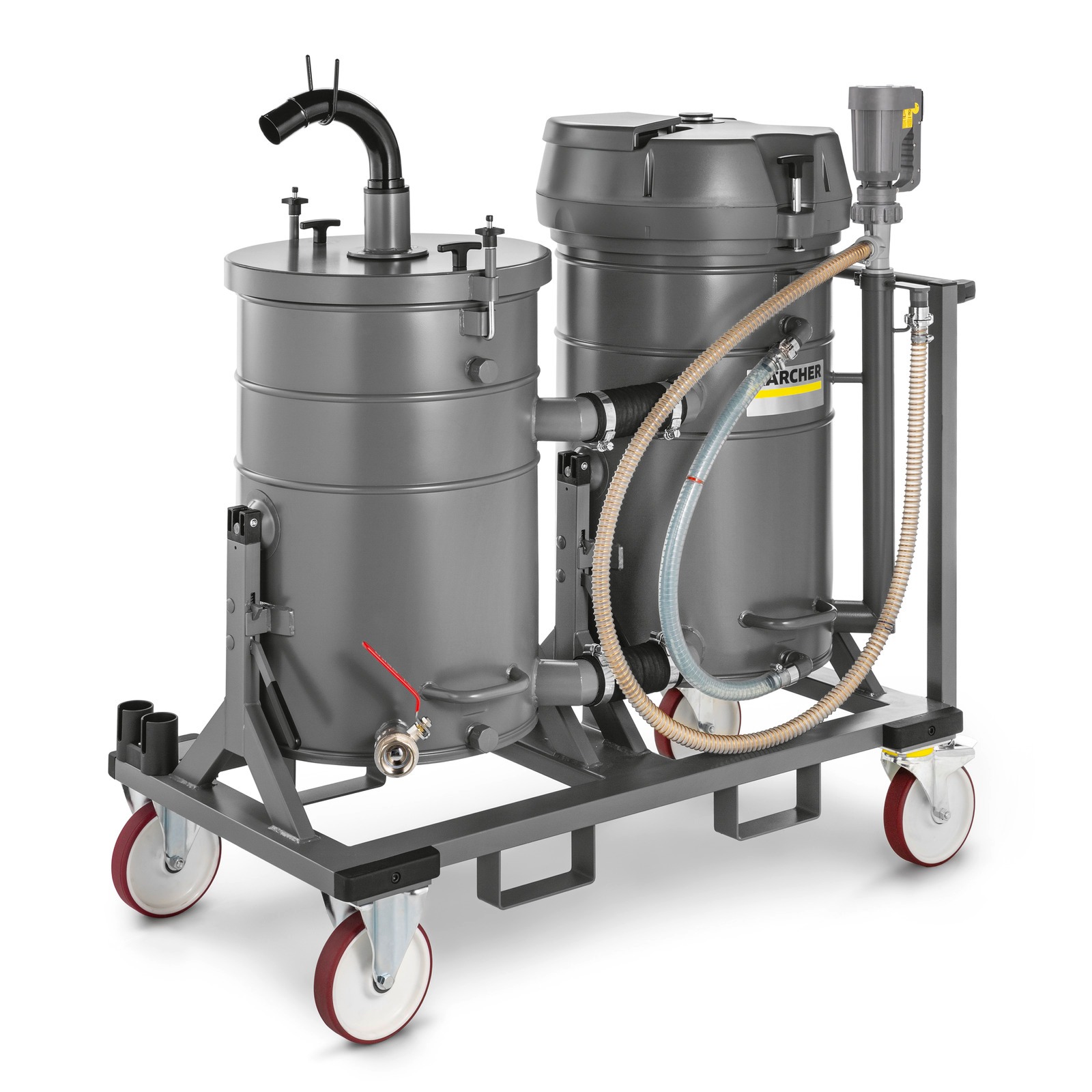 Kärcher Professional 9.989-404.0 IVR-L 200/24-2 Tc Dp Solidny odkurzacz przemysłowy 230V 200L 148l/s 2,4kW do cieczy i wiórów