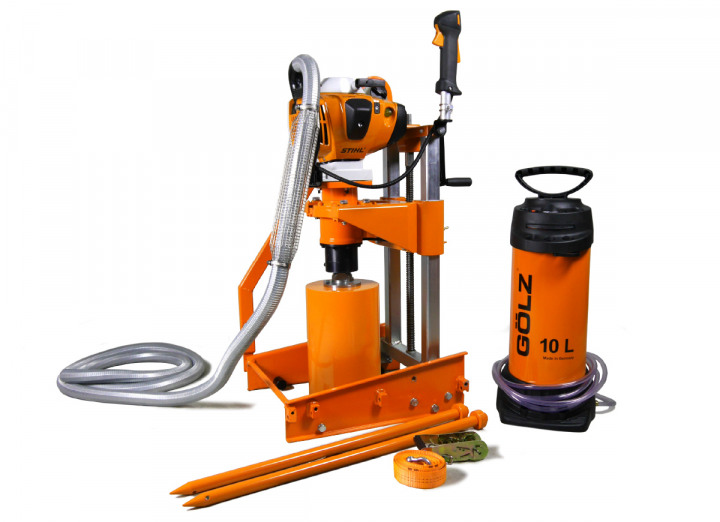 Gölz 02953532000 KB350 Wiertnica diamentowa do kanalizacji i kanałów z silnikiem benzynowym Stihl