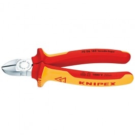 Knipex 70 06 160 Szczypce do cięcia ukośnego VDE 160 mm