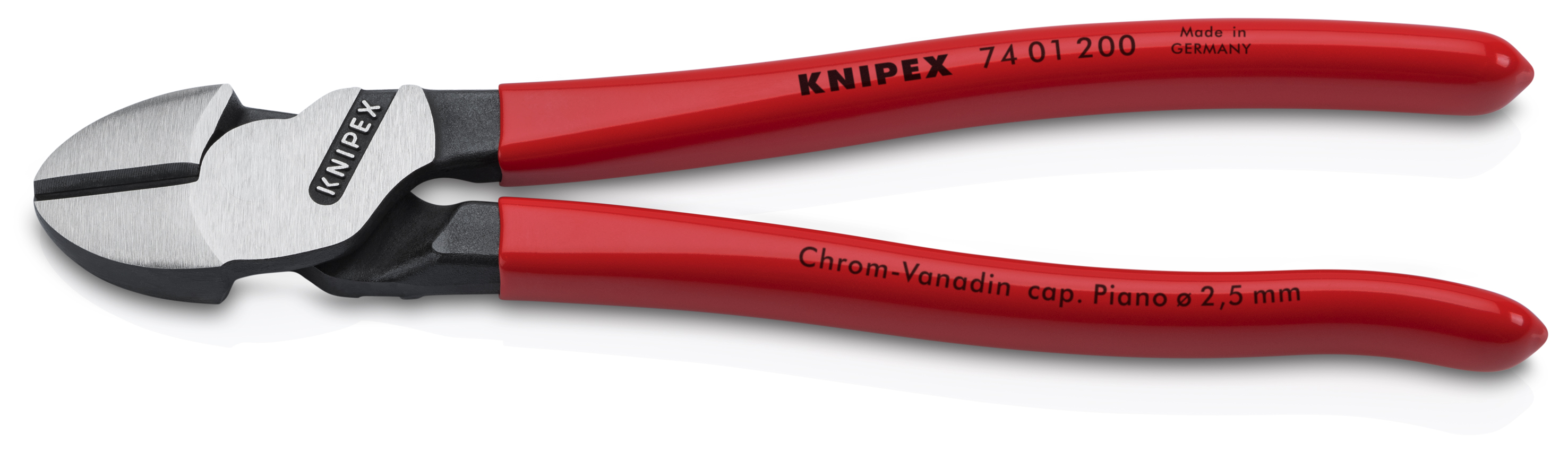 Knipex 74 01 200 Wysokowydajne noże ukośne 200 mm