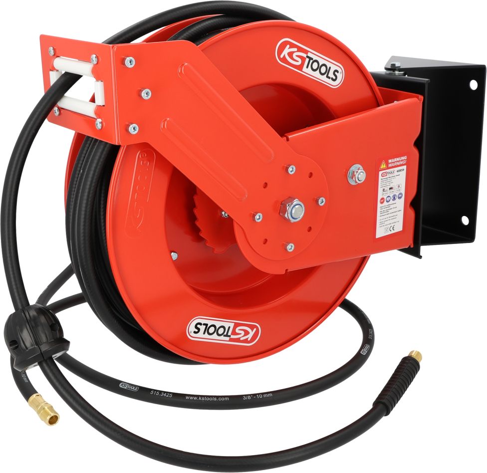 KS Tools 515.3425 Zwijacz do węża powietrza &Oslash; 10 mm, przyłącze 3/8", 20 m
