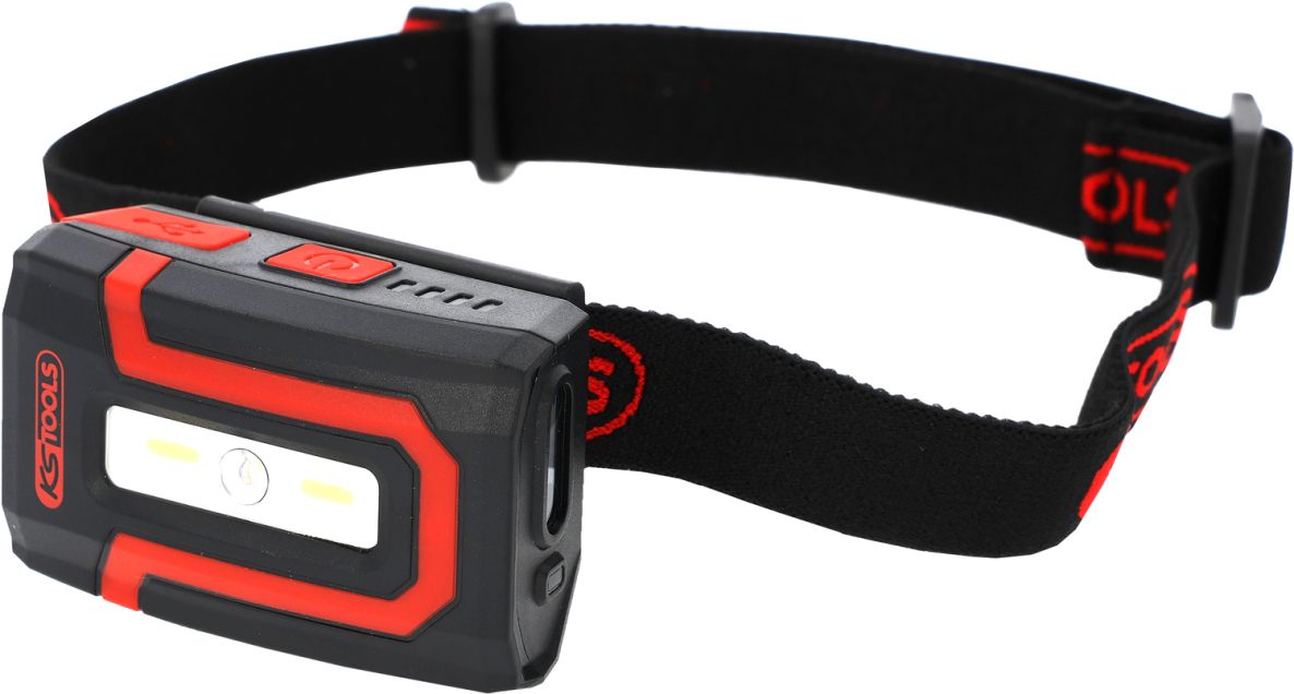 KS Tools 150.4625 eQi UltimateBEAM 2 w 1 - latarka czołowa/latarka robocza 450 lumen&oacute;w