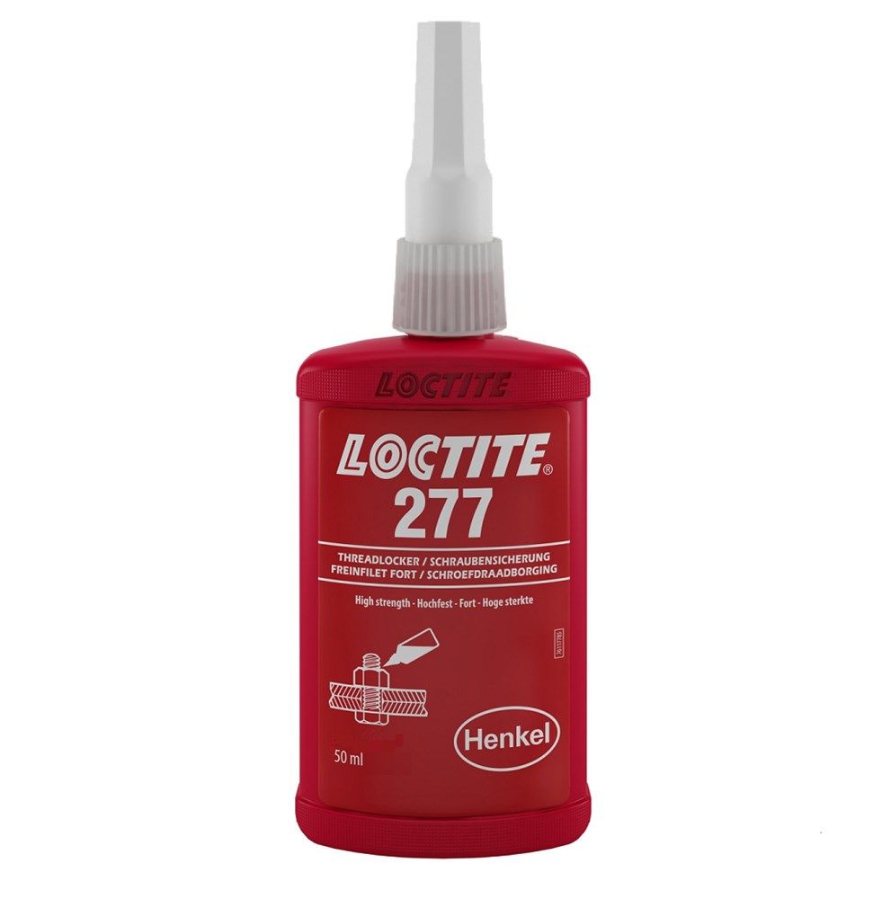 Loctite 2596560 277 Czerwony środek do zabezpieczania gwintów o wysokiej lepkości 50 ml