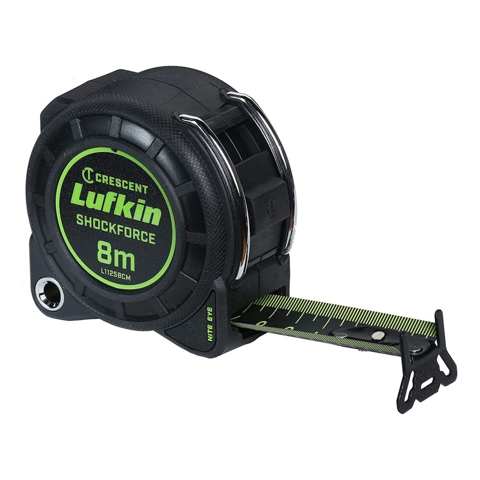 Lufkin L1125BCM Miara taśmowa Shockforce Nighteye 30mmx8m cm zw.