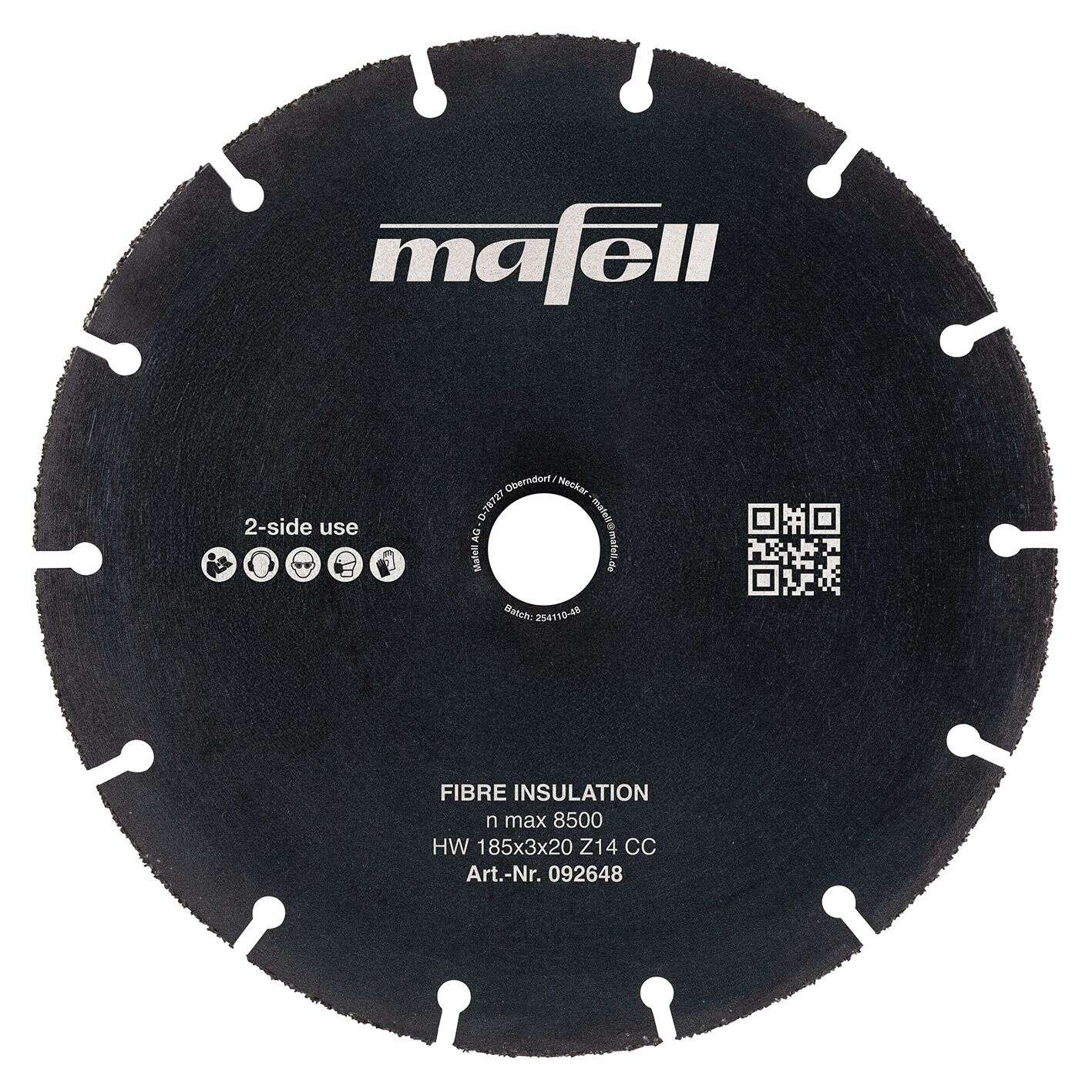 Mafell Akcesoria 092648 KSB-FI 185 Piła tarczowa HW, 185 x 3 x 20 mm T14 CC z izolacją z wł&oacute;kna