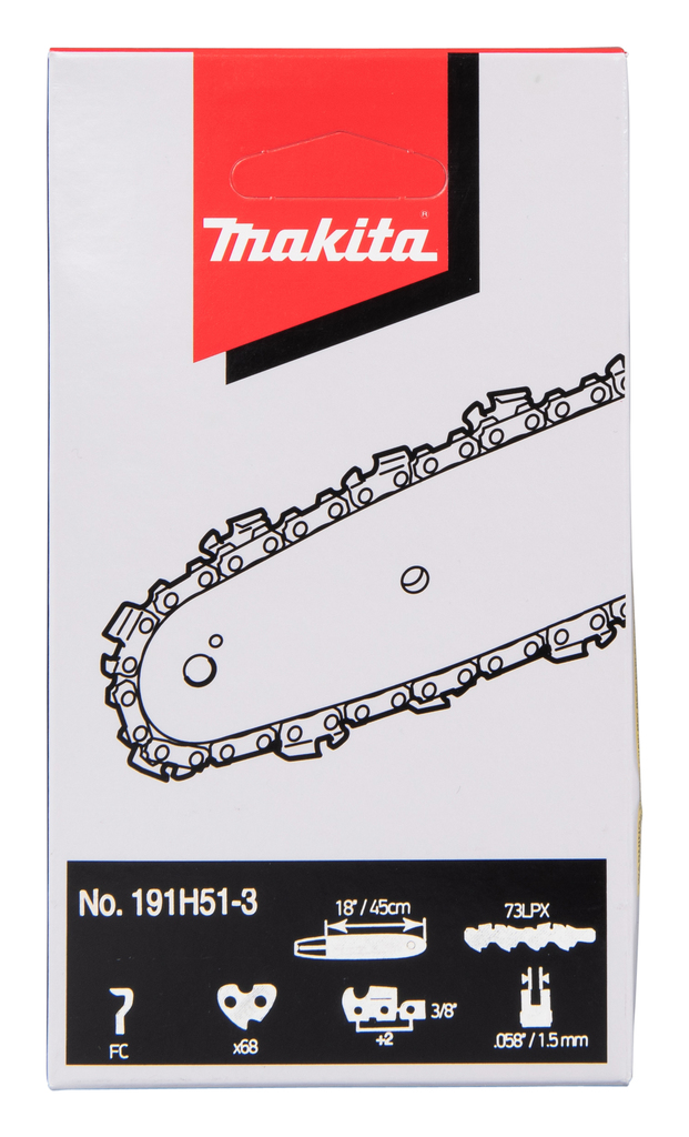 Makita 191H51-3 Łańcuch 099 Hks 3/8X1.5 S68