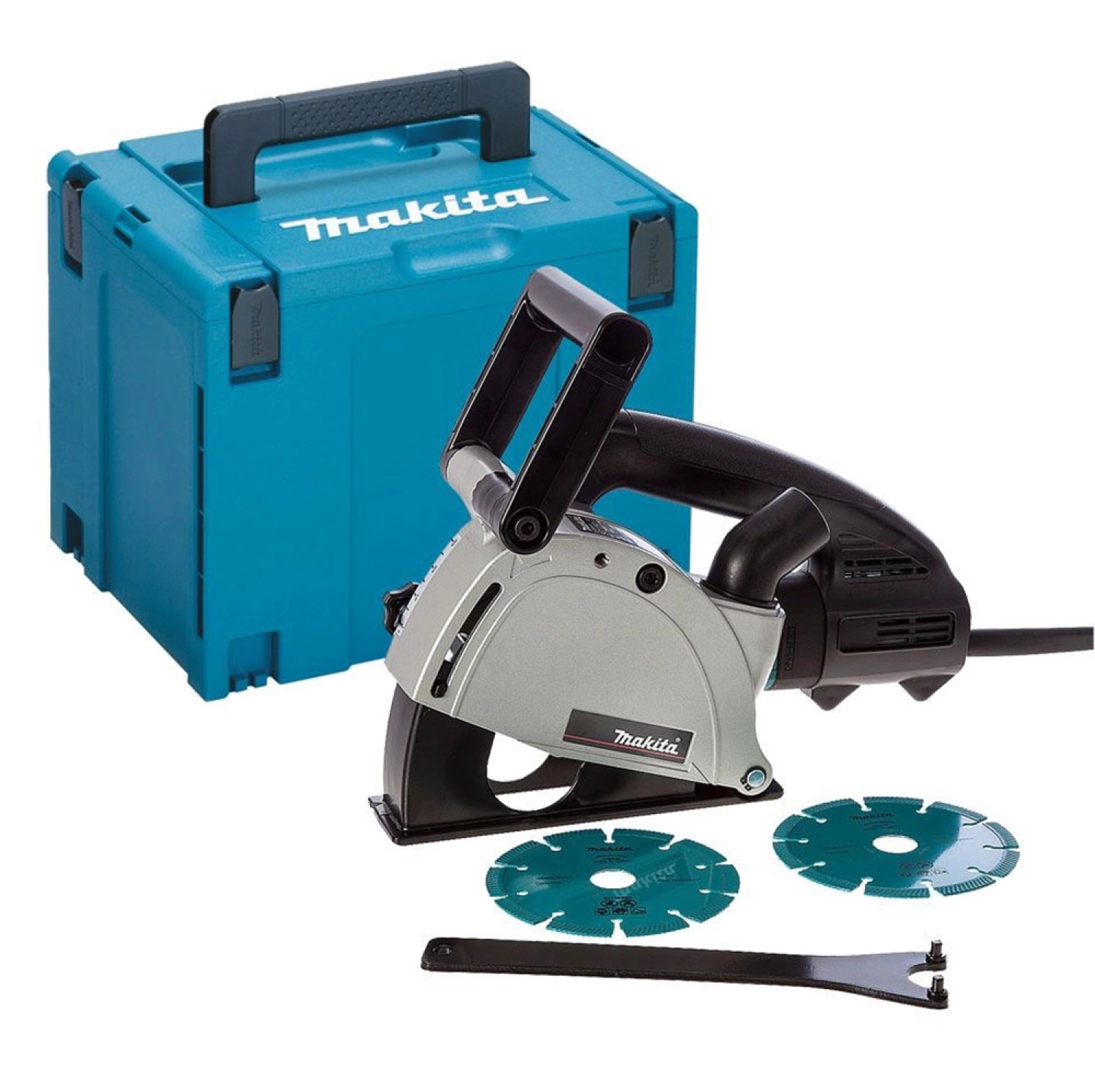 Makita SG1251J Bruzdownica (SJS) 1400W + 2 tarcze diamentowe + walizka MAKPAC Typ 4