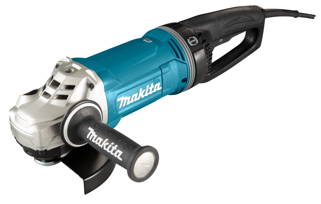 Makita GA7071X1 230V Szlifierka kątowa 180 mm 2800 W z wyłącznikiem zabezpieczającym i rękojeścią typu D