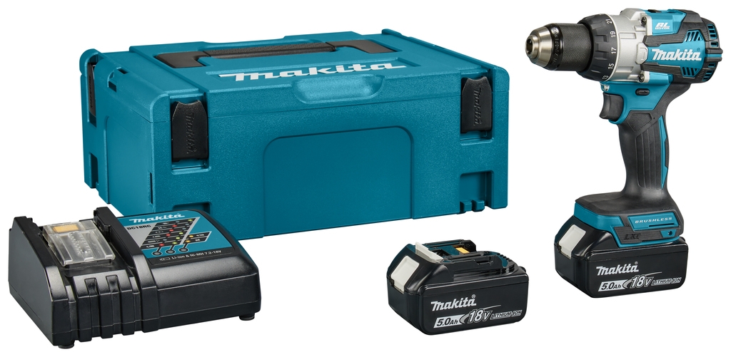 Makita DHP489RTJ Wiertarka udarowa 18V 5.0Ah Li-Ion w Mbox